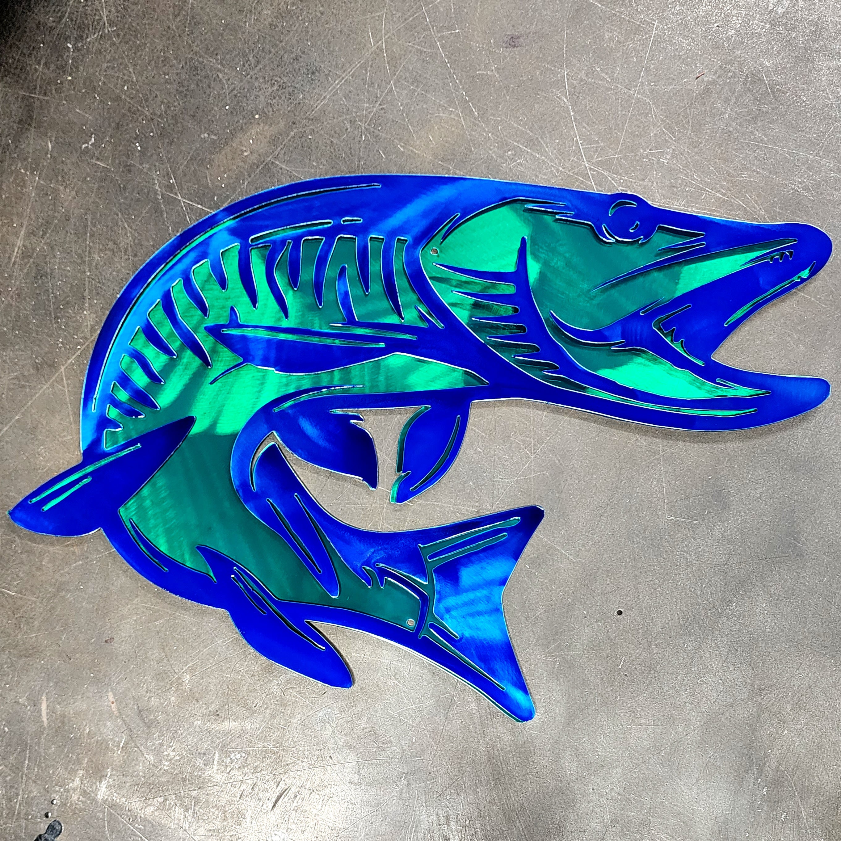 Muskie Metal Art
