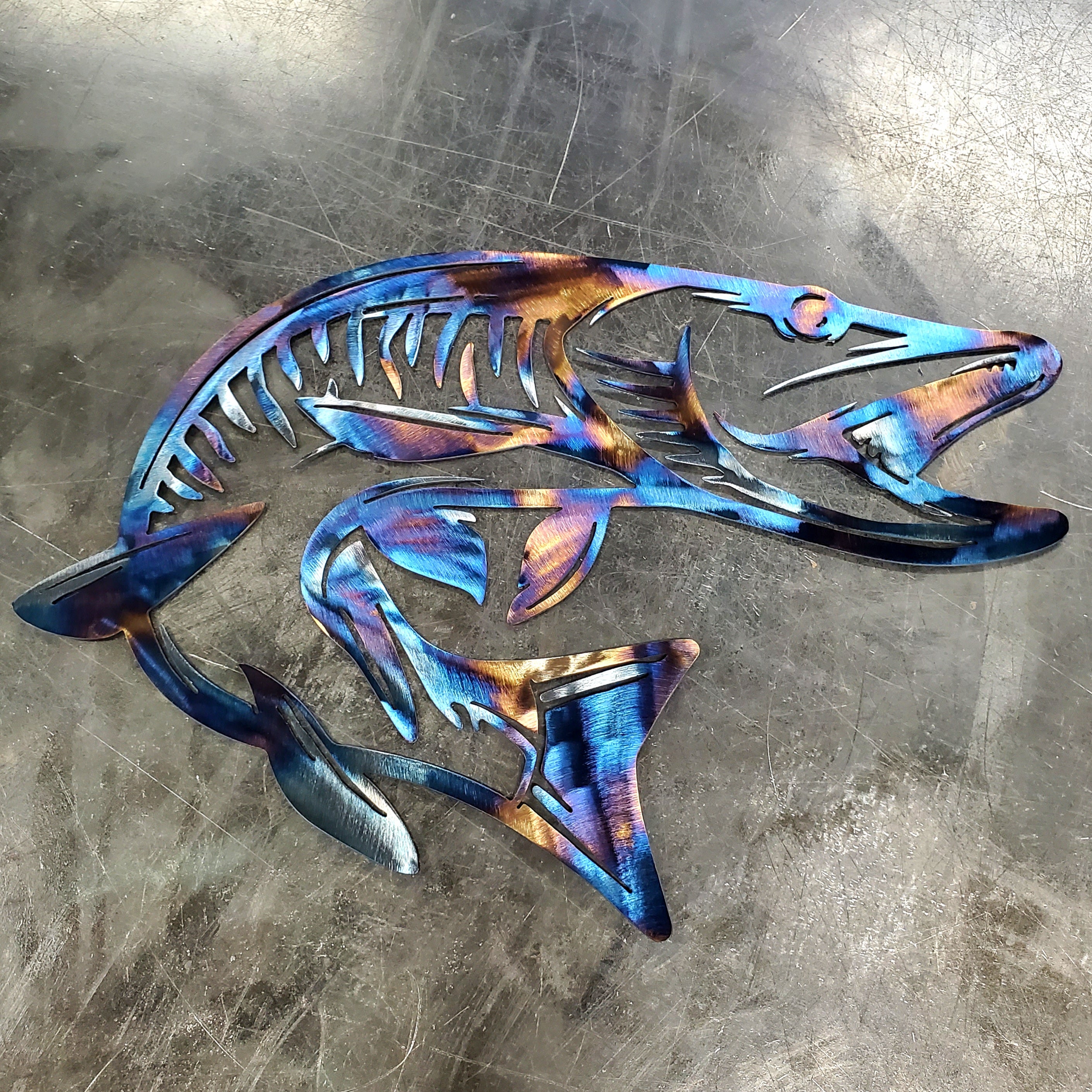 Muskie Metal Art