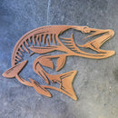 Muskie Metal Art