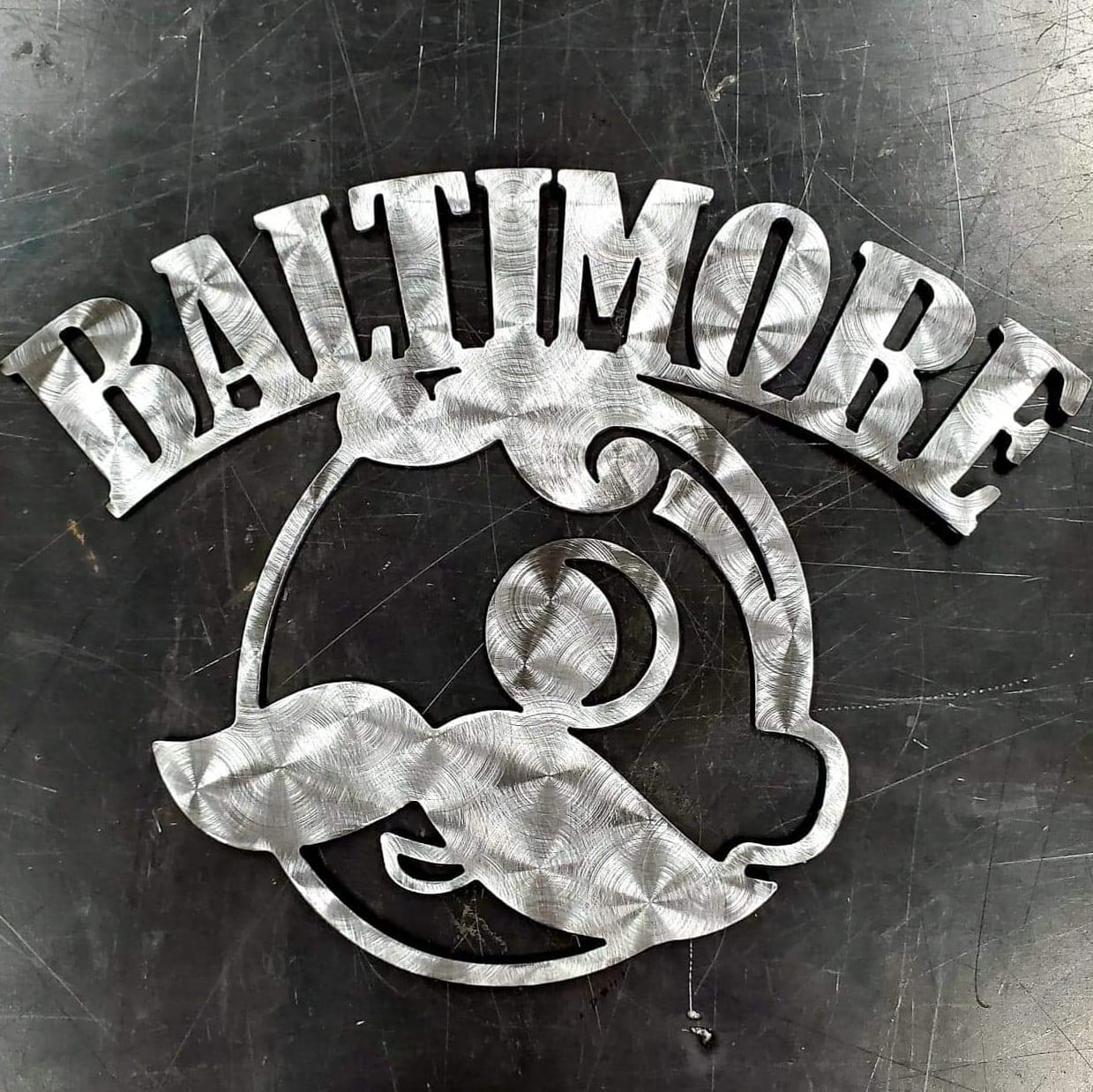 Natty Boh Baltimore Metal Art