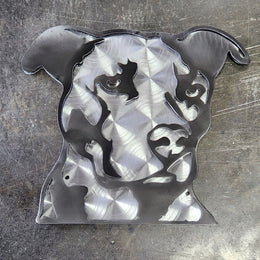 Pitbull Metal Wall Art