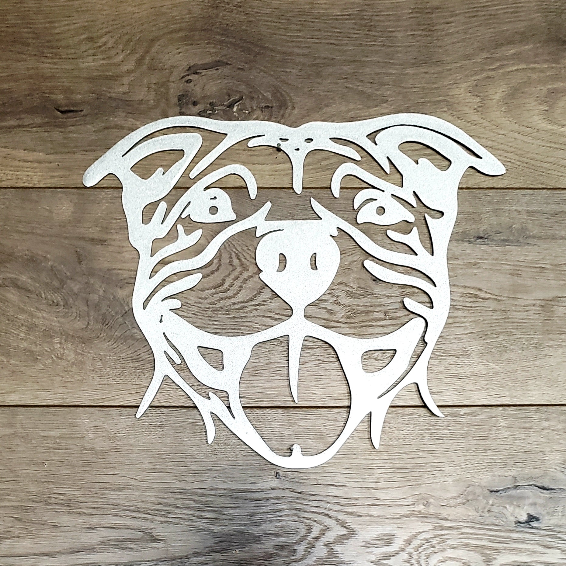 Pitbull #2 Metal Art