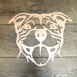 Pitbull Metal Wall Art