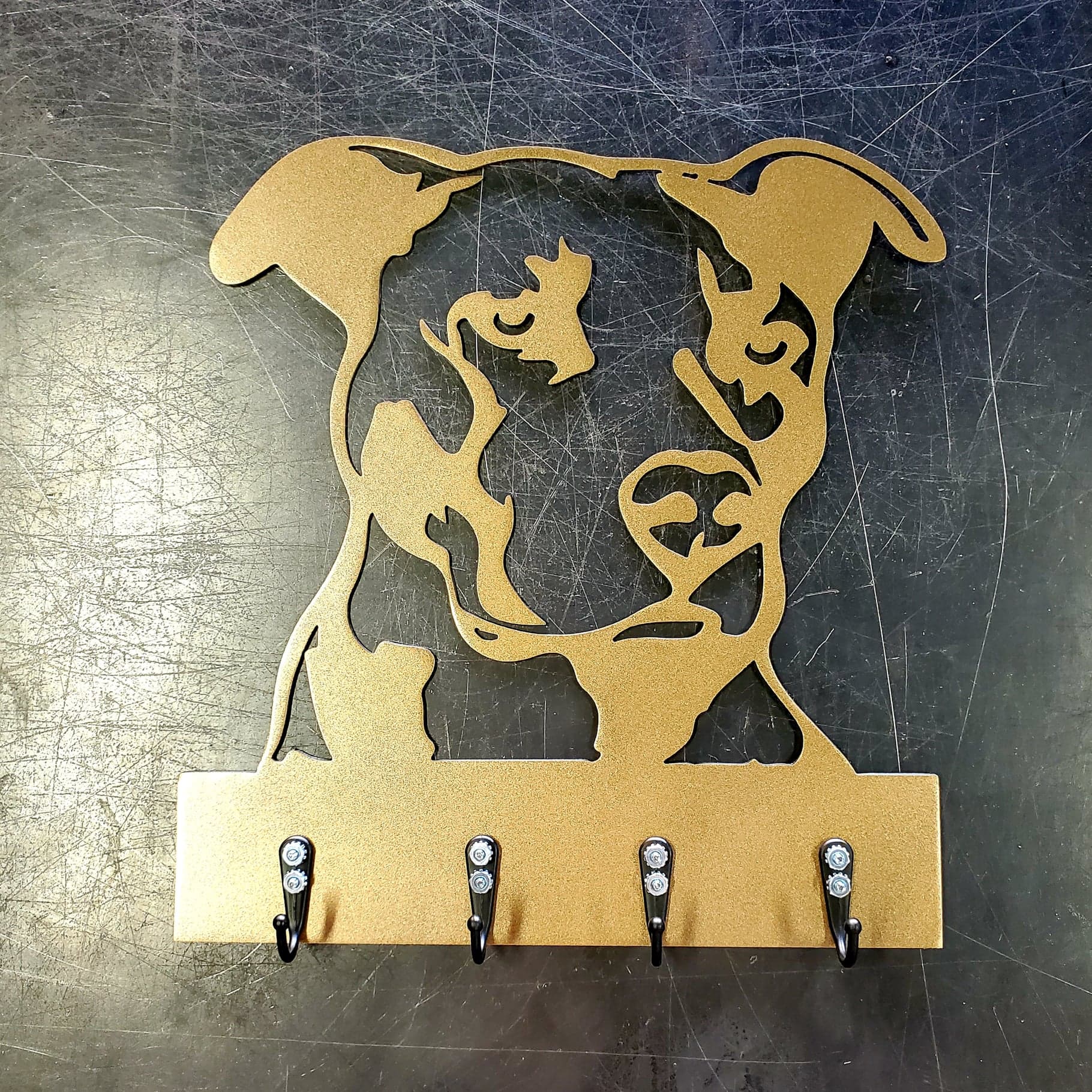 Pitbull #1 Key & Leash Hanger