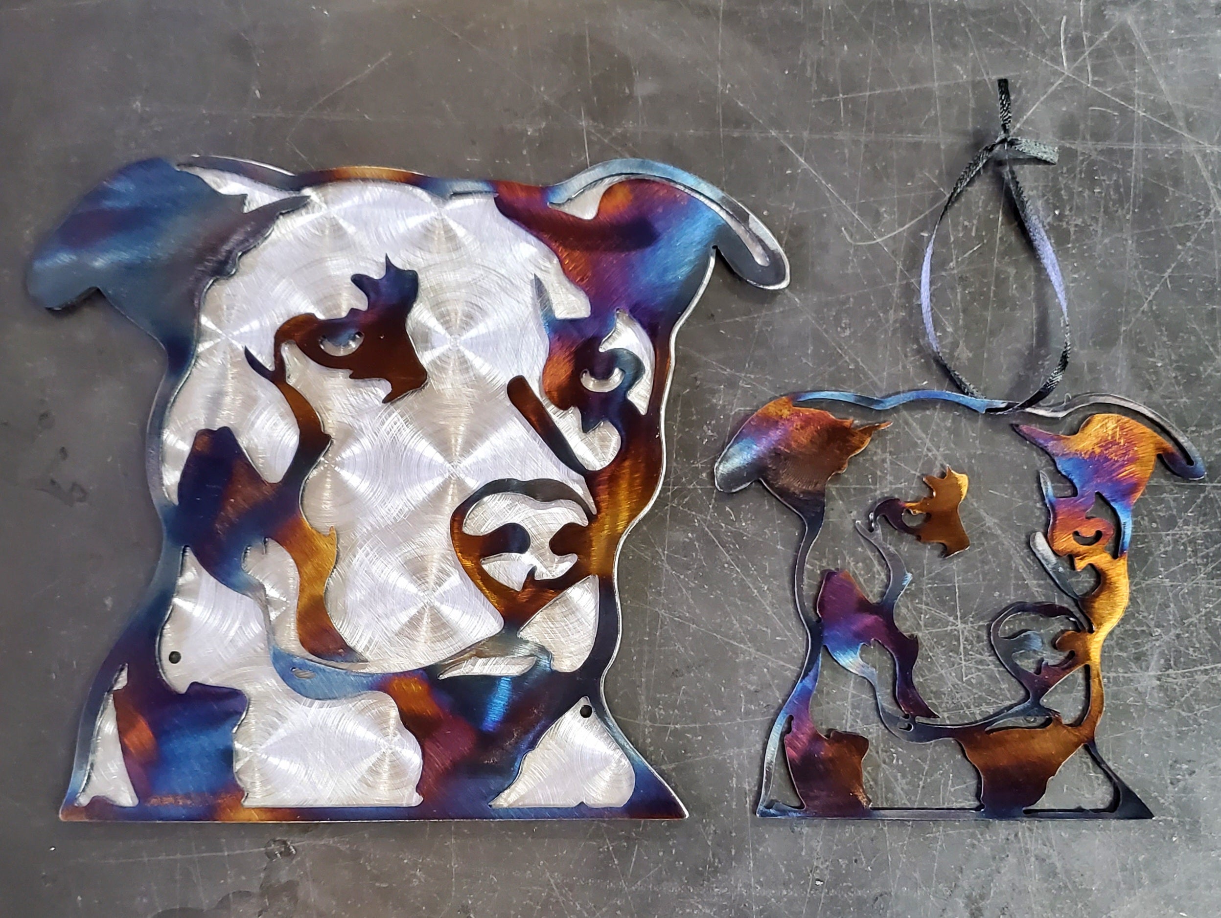 Pitbull #1 Metal Art