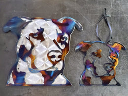 Pitbull Metal Wall Art