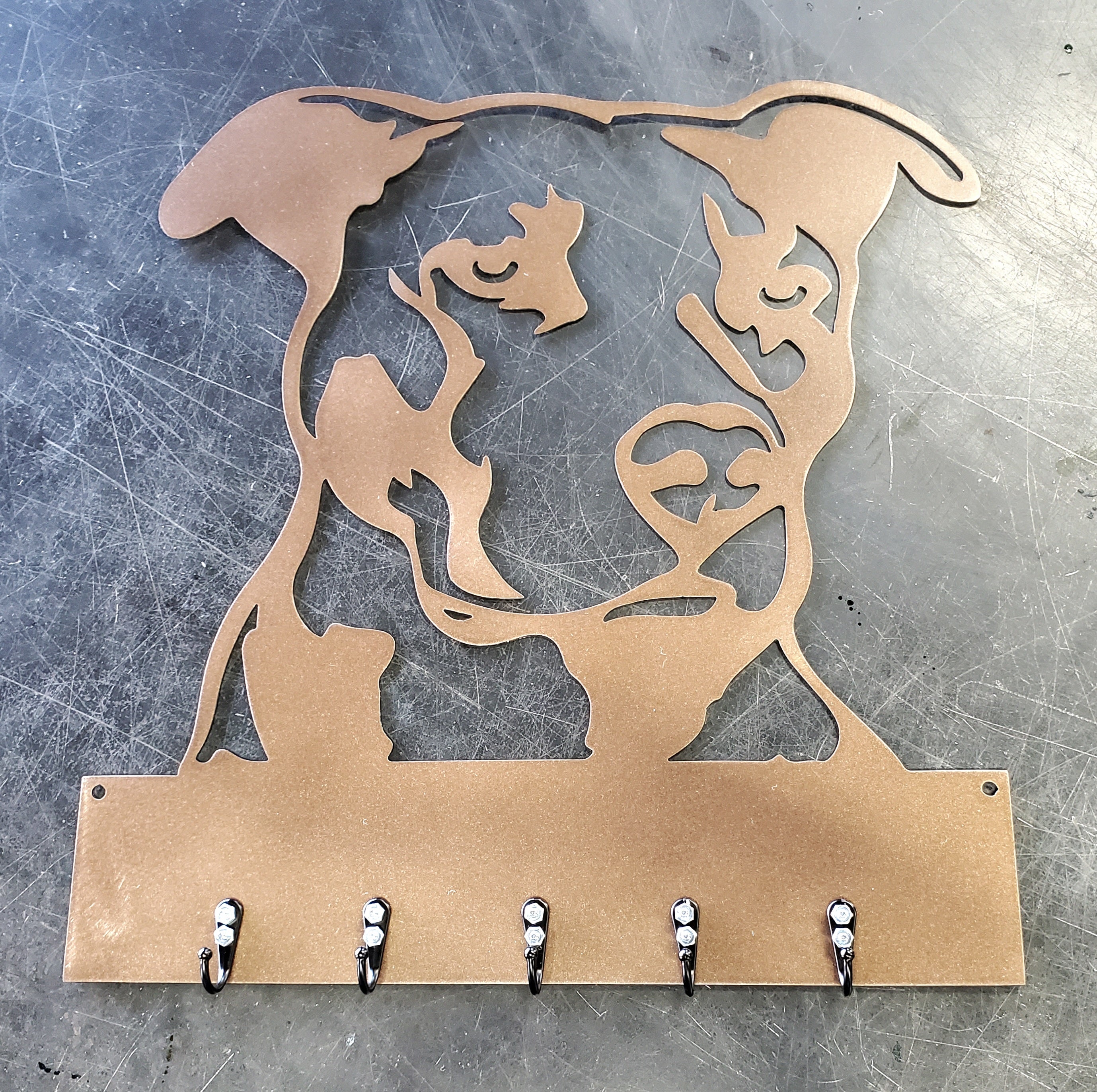 Pitbull #1 Key & Leash Hanger