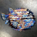 Pufferfish Metal Art
