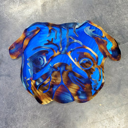 Pug Metal Wall Art