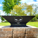 Punisher Skull- Fire Pit Side Design