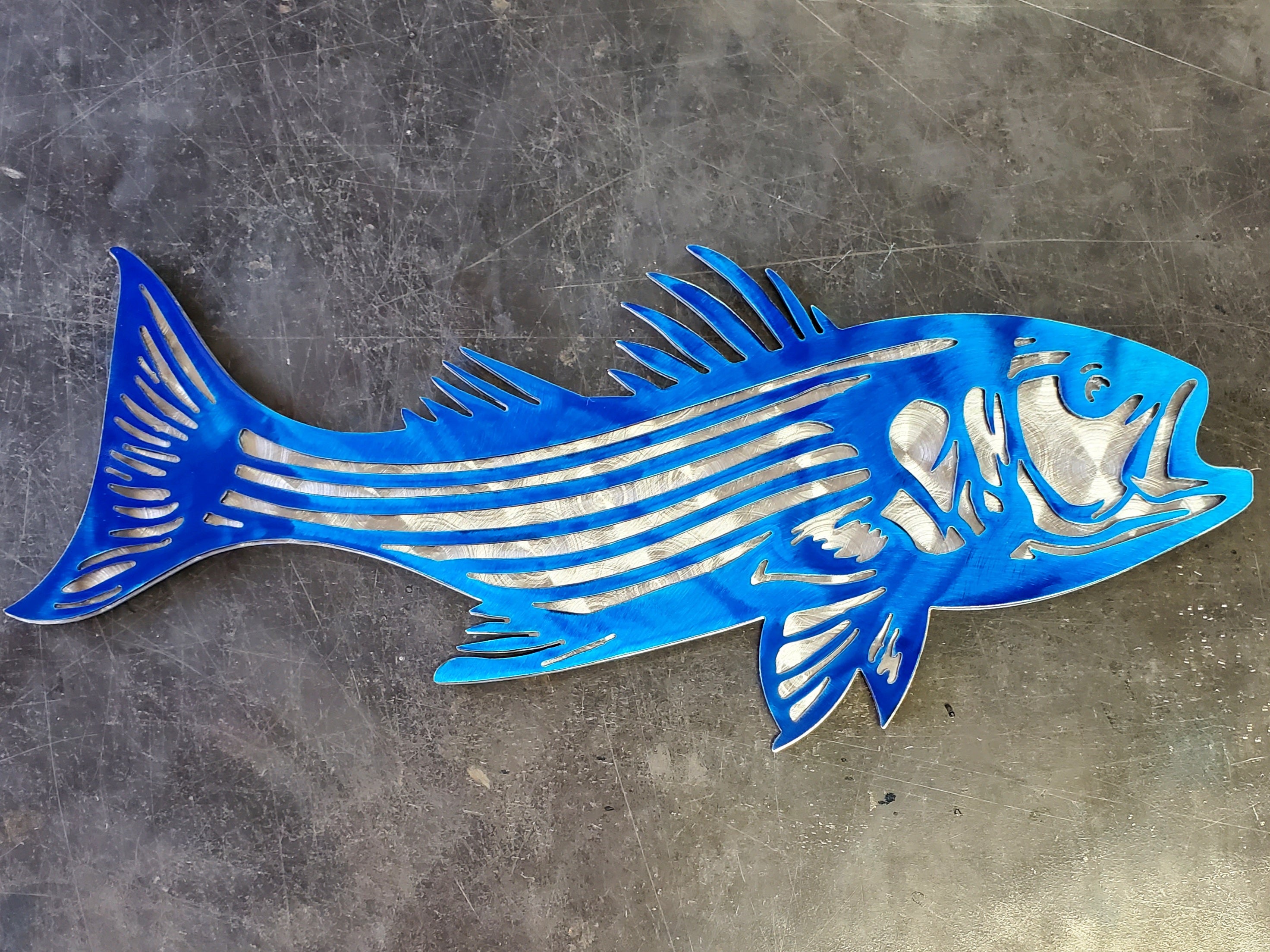 Striped Bass (Rockfish) #2 Metal Art