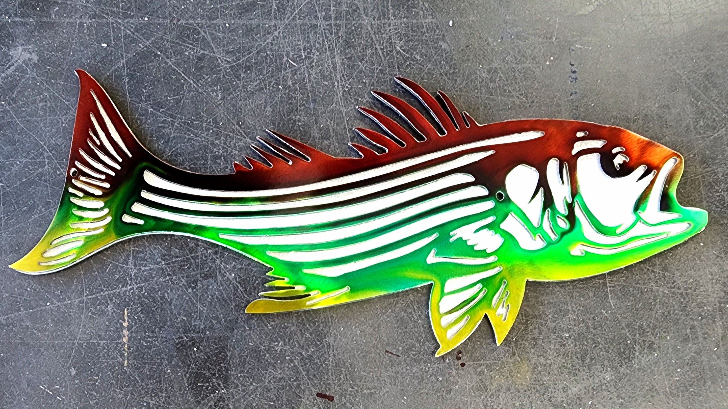 Striped Bass (Rockfish) #2 Metal Art
