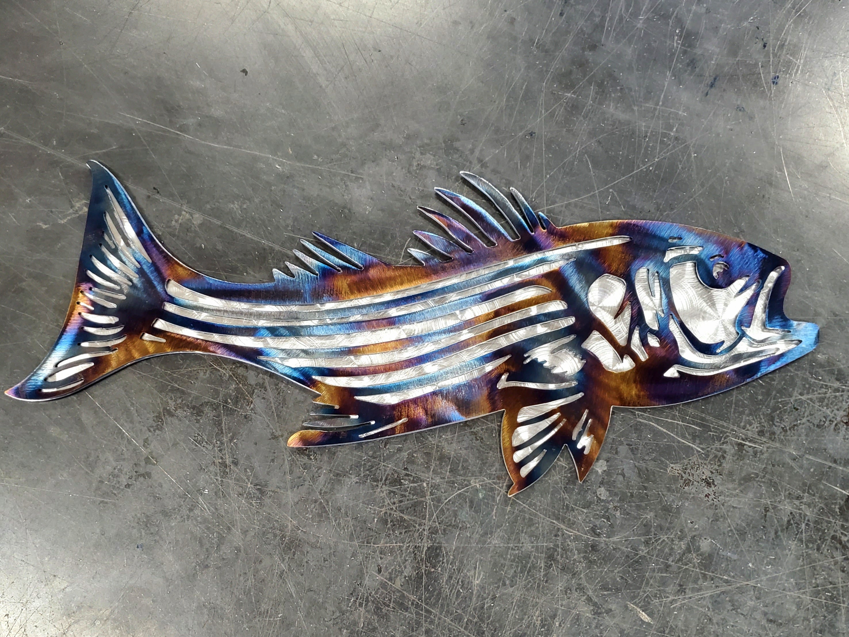 Striped Bass (Rockfish) #2 Metal Art
