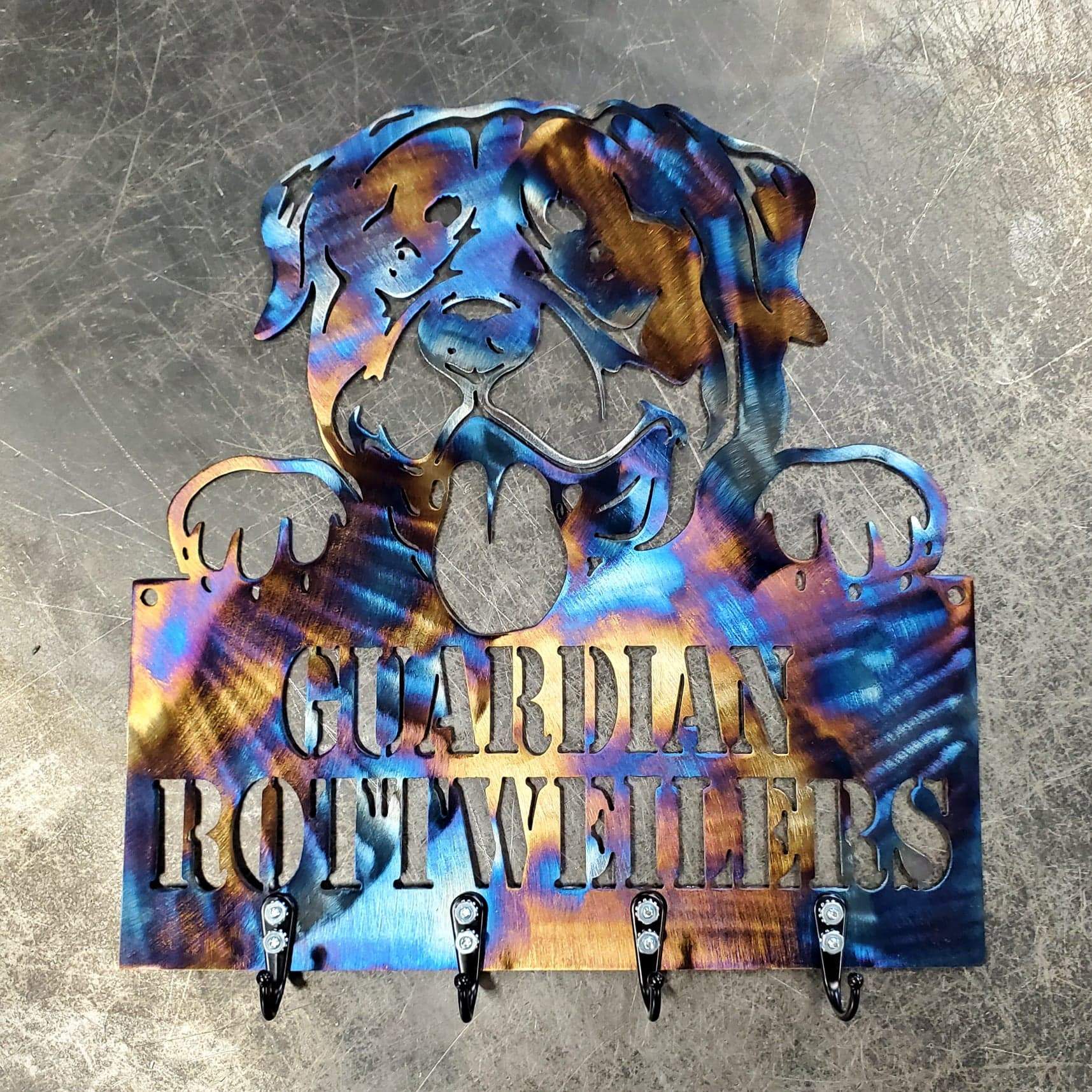 Rottweiler #1 Key & Leash Hanger