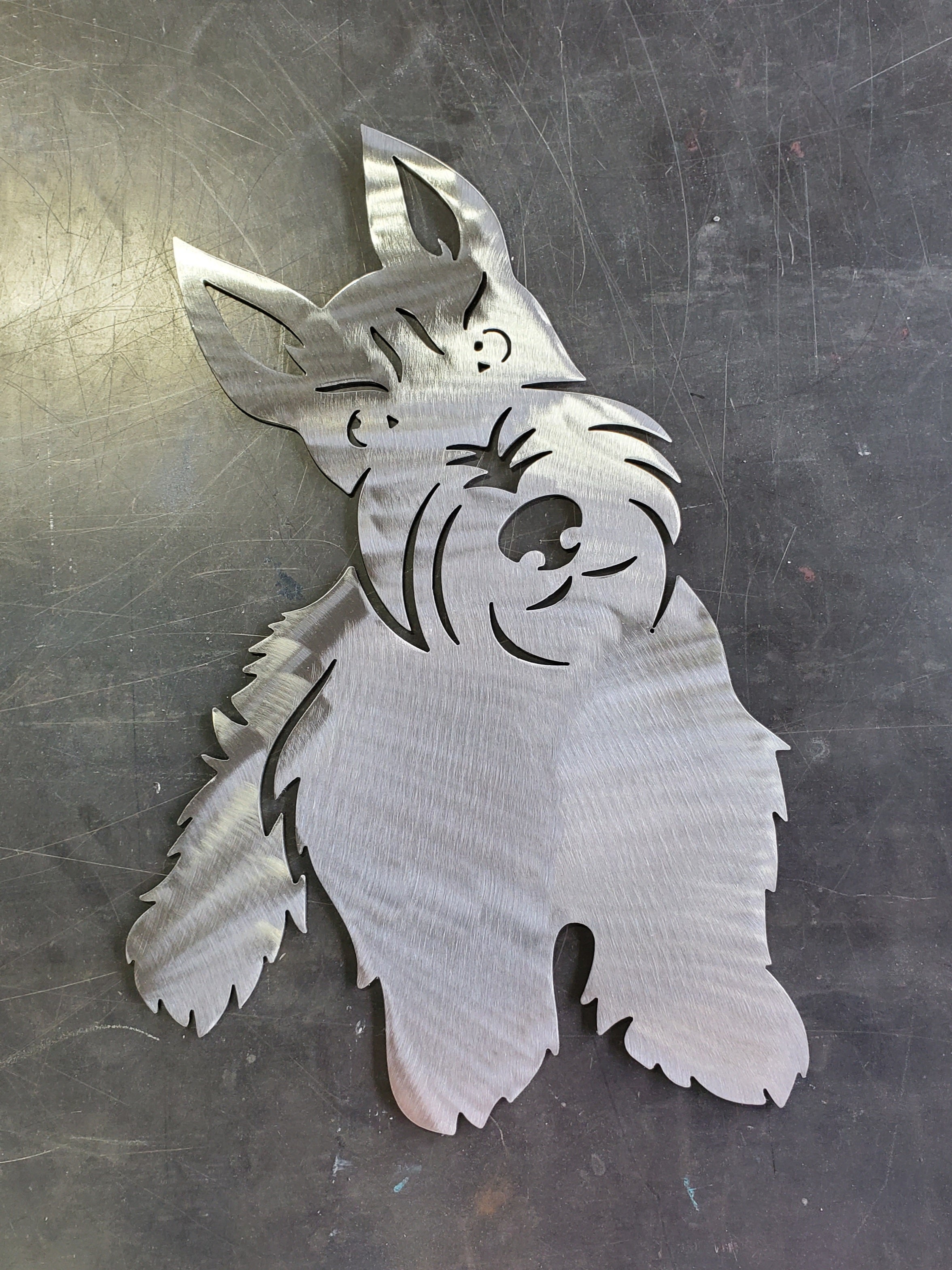 Scottish Terrier Metal Art