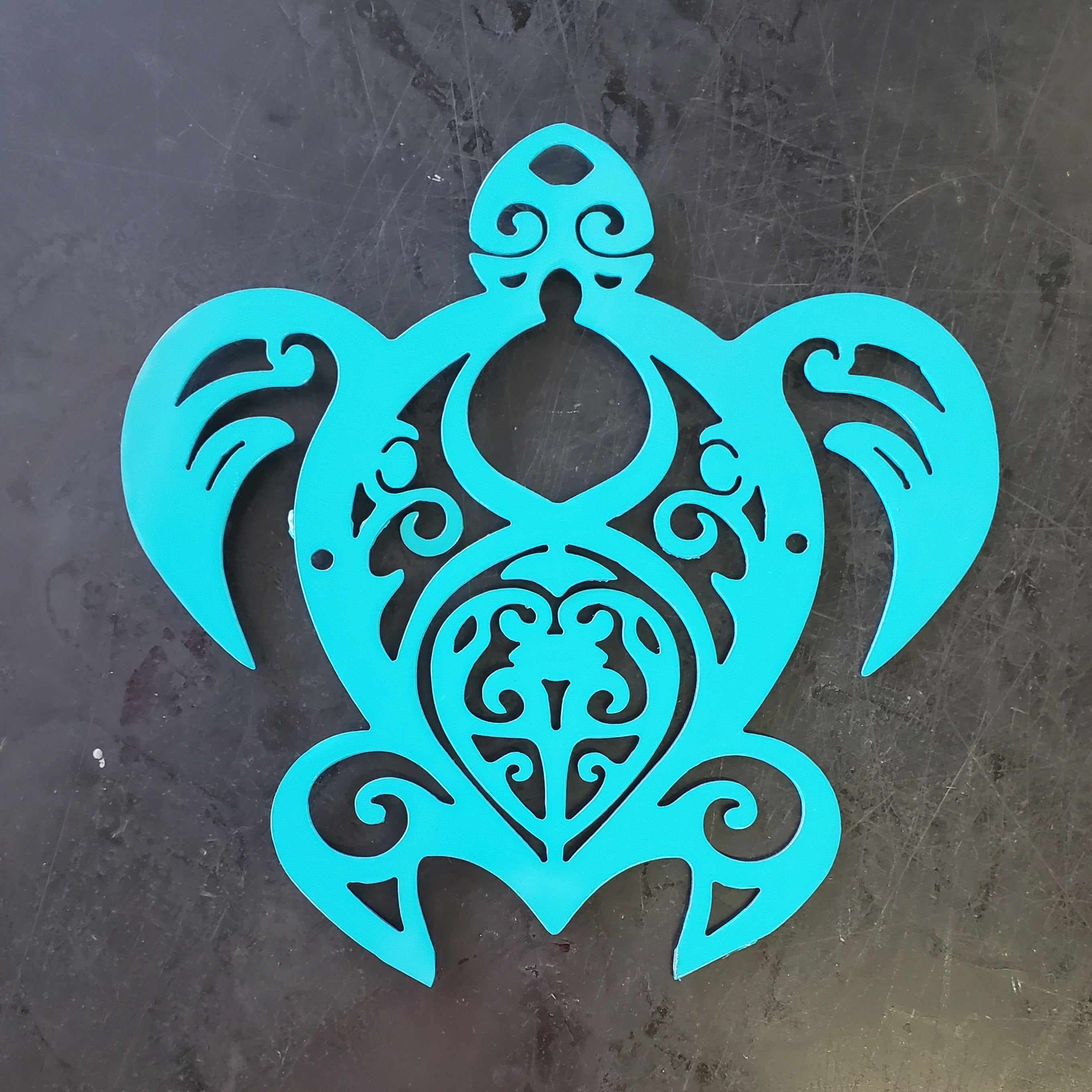 Sea Turtle Metal Art