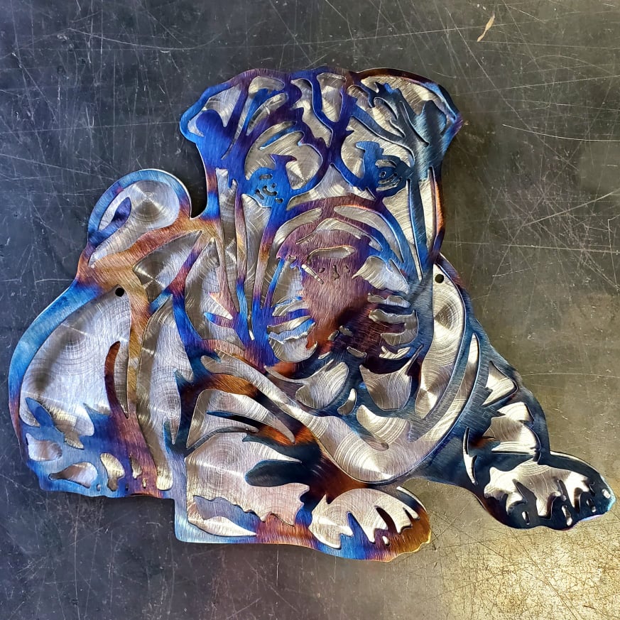 Shar Pei Metal Art