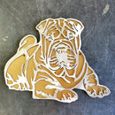 Shar Pei Metal Art