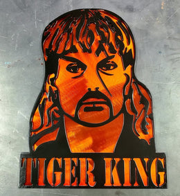 Tiger King Metal Wall Art