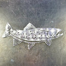Trout Fishing Fish Fisherman Metal Art Home Decor Wall Decor Fabrication Welding Welder Annapolis Maryland Custom Personalized Gift