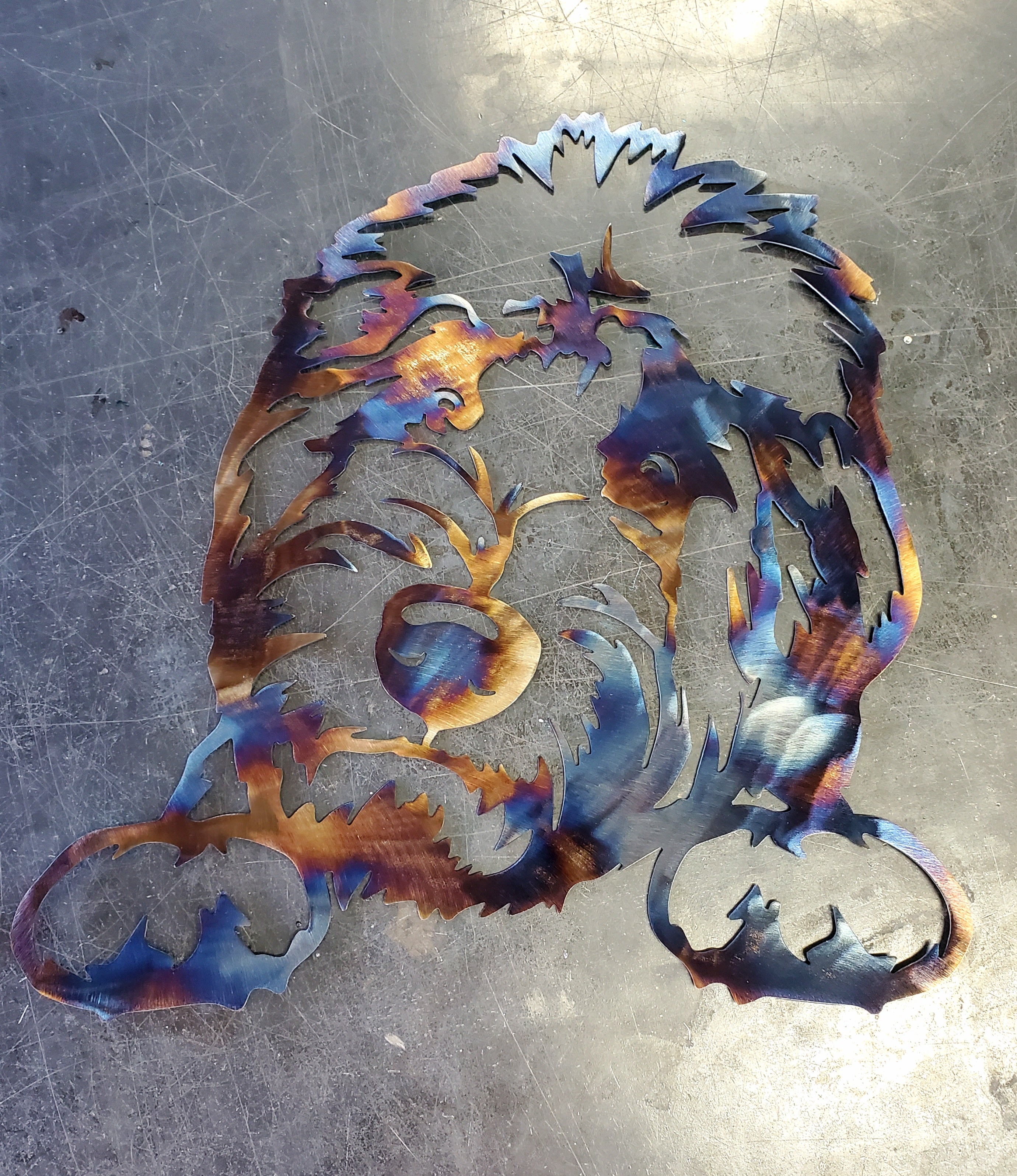 Wheaton Terrier Metal Art