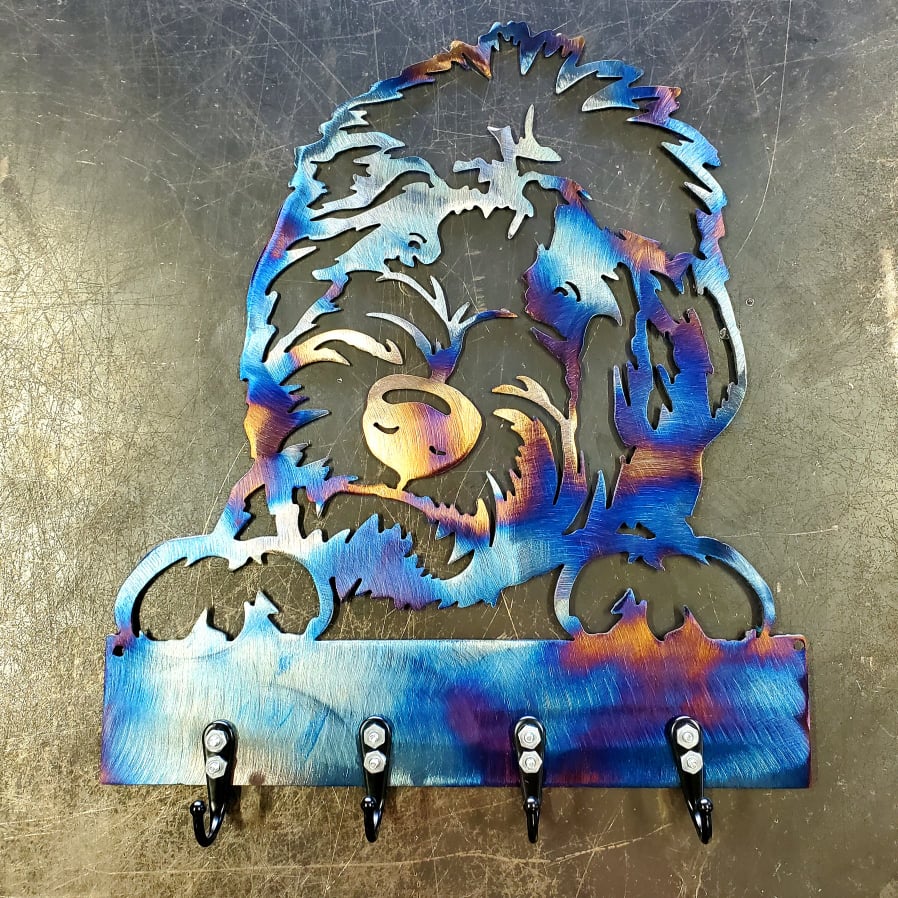 Wheaton Terrier Key & Leash Hanger