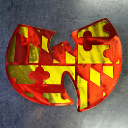 Maryland "W" Metal Wall Art
