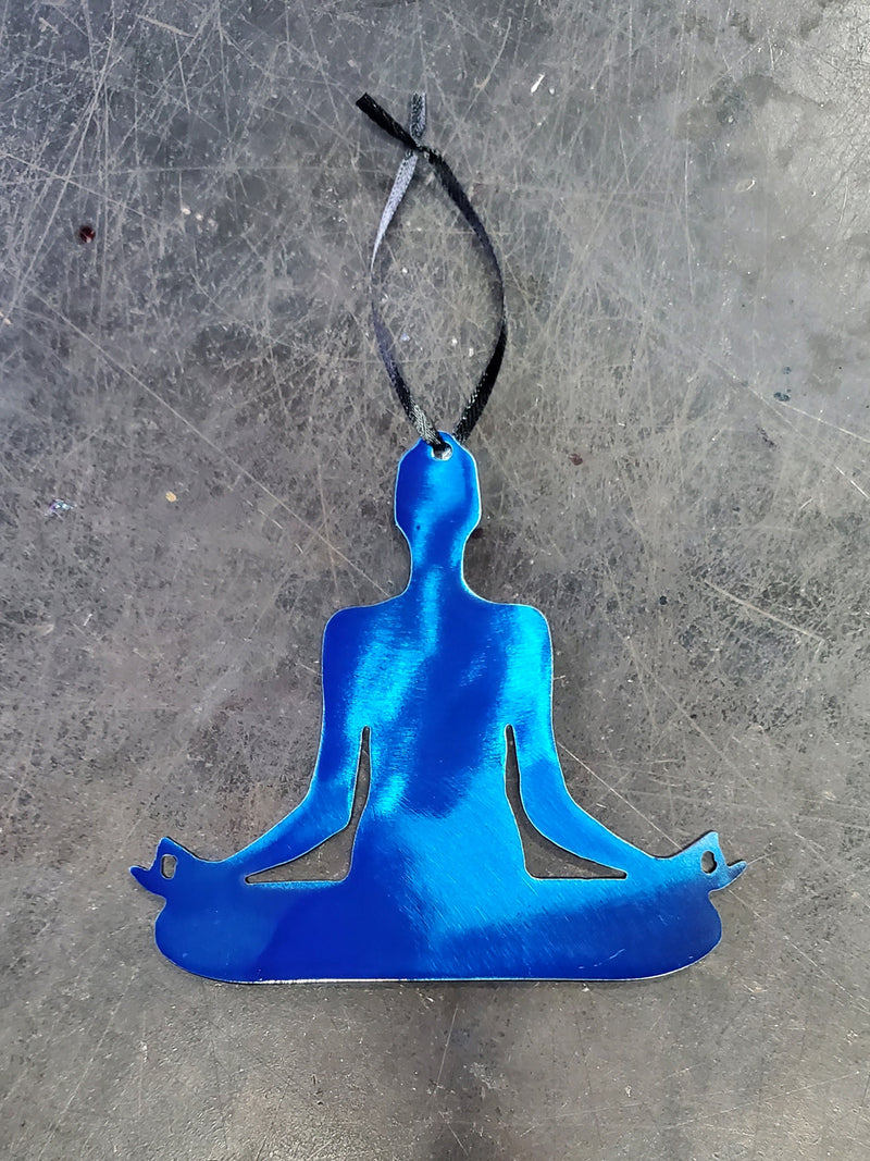 Yogi Metal Art Ornament
