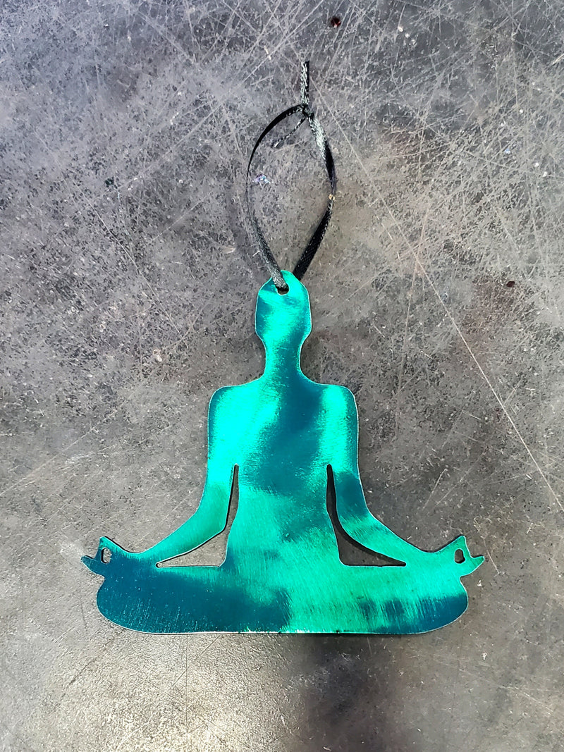 Yogi Metal Art Ornament