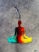 Yogi Metal Art Ornament