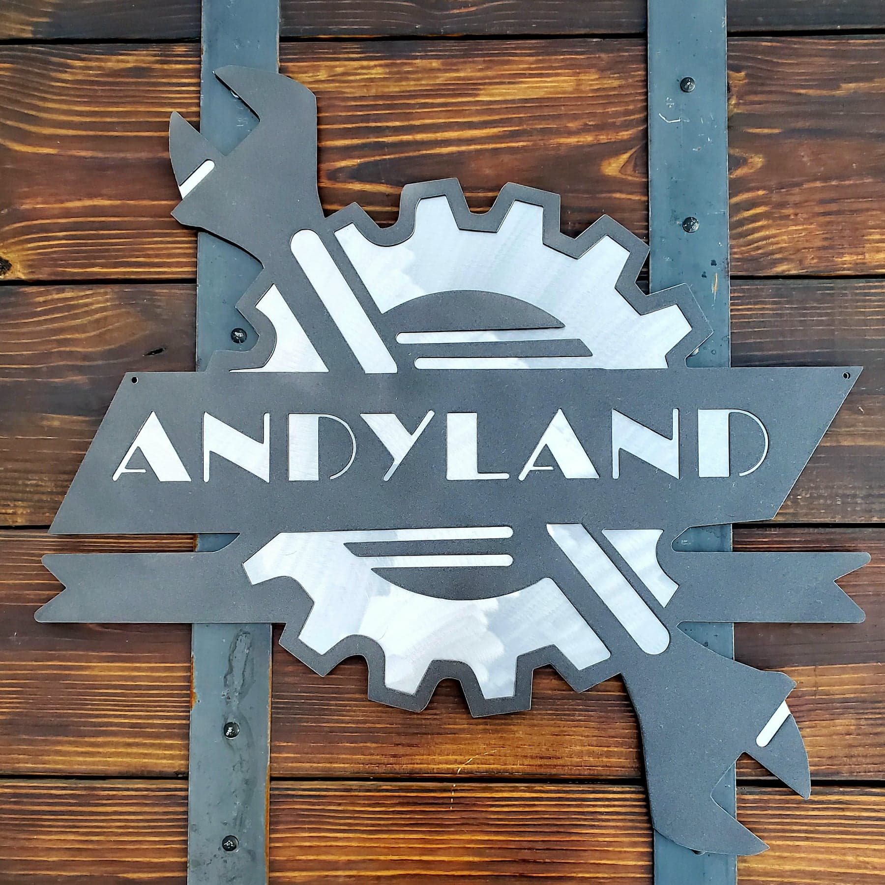 Modification Shop Sign Mechanic Shop Metal Art Sign