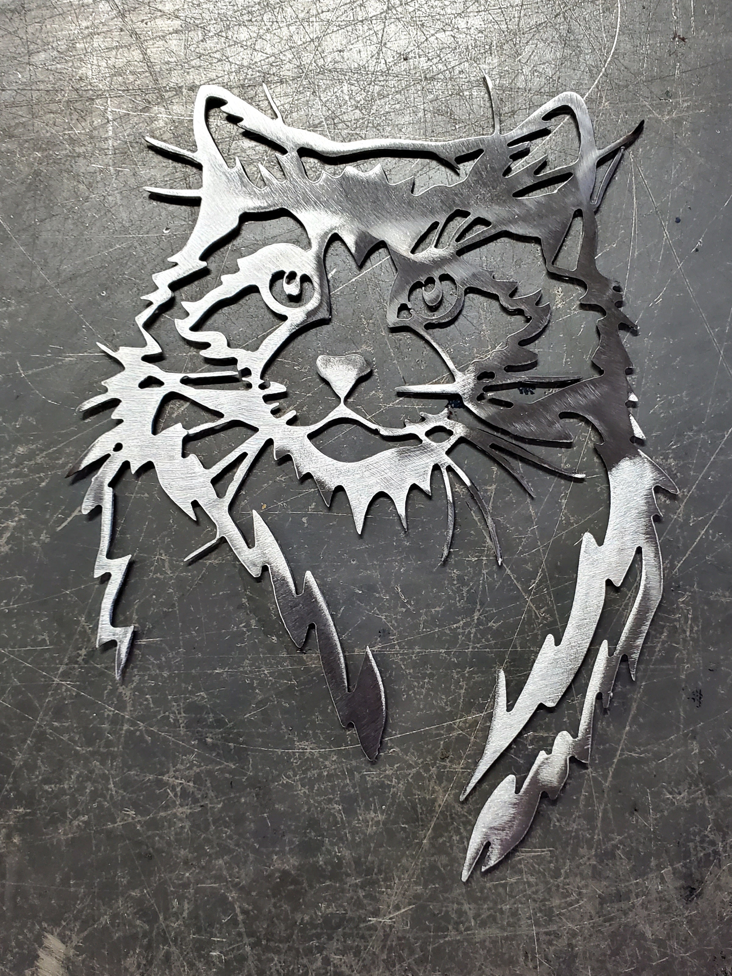 Cat #1 Metal Art