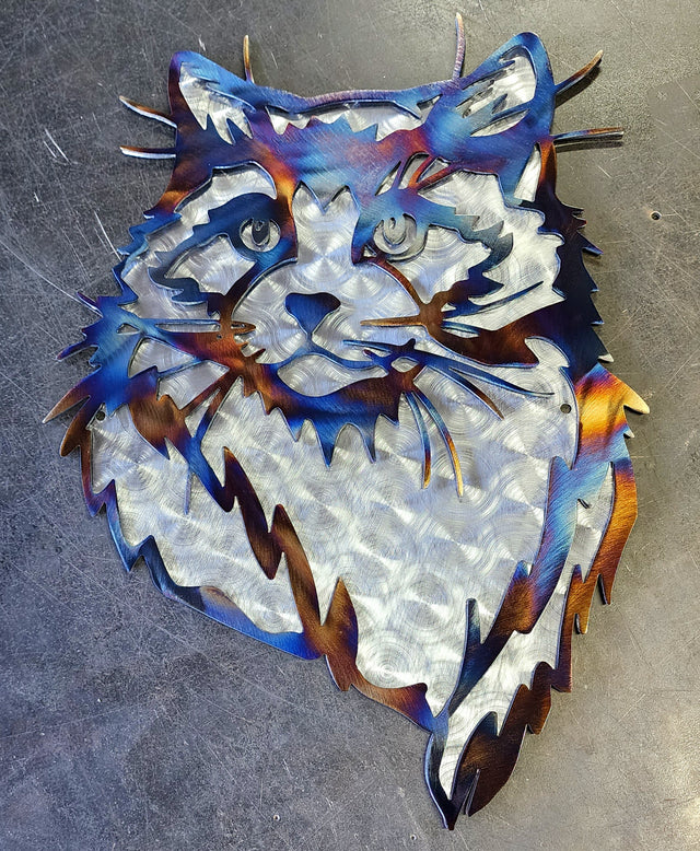 Cat Metal Wall Art #1