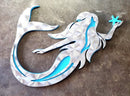 Mermaid Beach Nautical Ocean Life Metal Art Home Decor Metal Art Home Decor Wall Decor Fabrication Welding Welder Annapolis Maryland Custom Personalized Gift