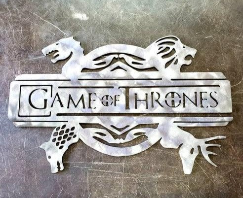 Game of Thrones GOT Metal Art Home Decor Wall Decor Fabrication Welding Welder Annapolis Maryland Custom Personalized Gift