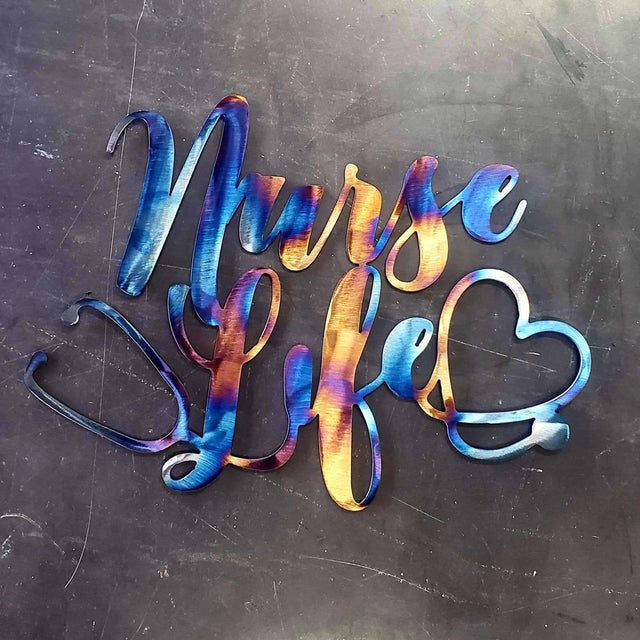 Nurse Life Metal Wall Art