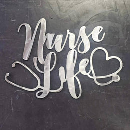 Nurse Life Metal Wall Art