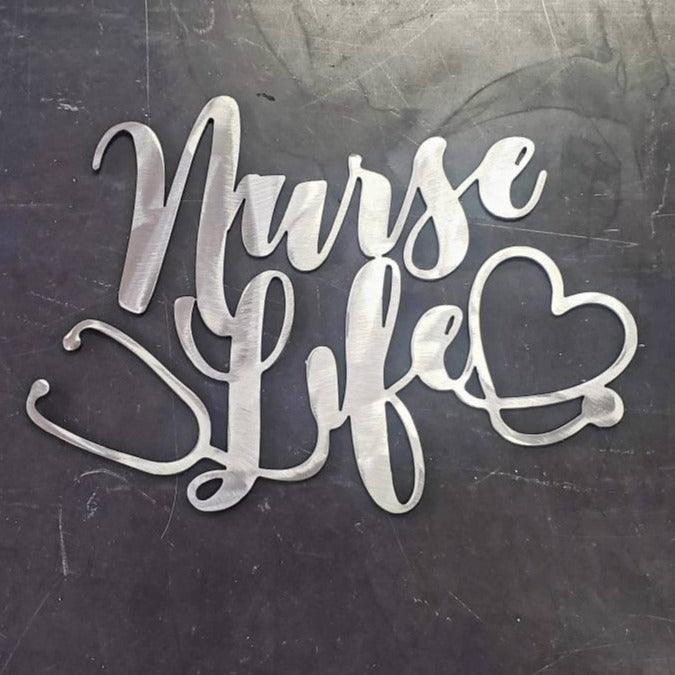 Nurse Life Metal Art