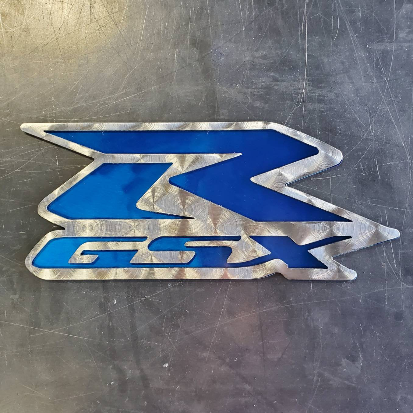 GSX-R Sport Bike Motorcycle Metal Art Home Decor Wall Decor Fabrication Welding Welder Annapolis Maryland Custom Personalized Gift