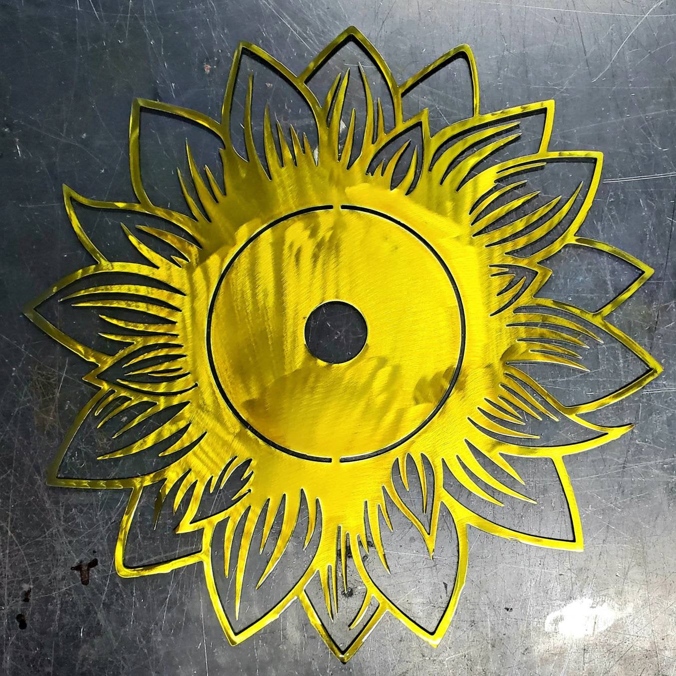 Sunflower Metal Art