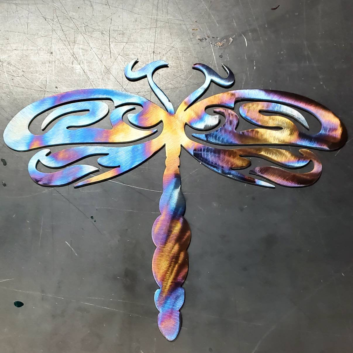 Dragonfly Garden Insect Metal Art Home Decor Wall Decor Fabrication Welding Welder Annapolis Maryland Custom Personalized Gift
