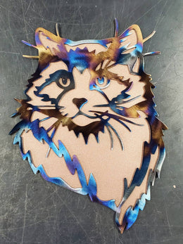 Cat Metal Wall Art