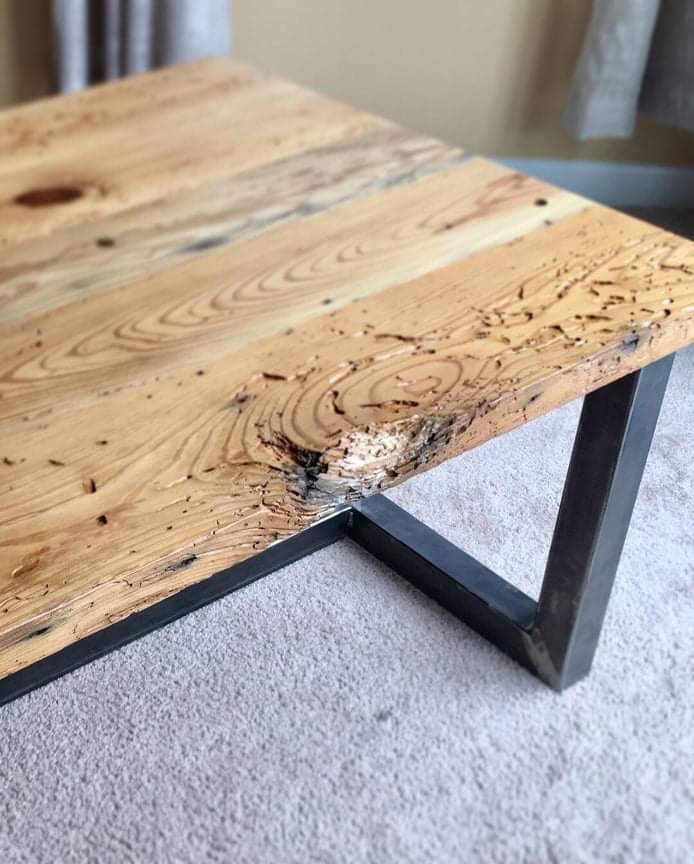 Rustic Table Custom Steel Frame