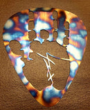 Jerry Garcia Guitar Pick Metal Art